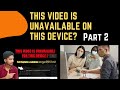 This Video Is Unavailable For This Device Pt 2 Full Details In Hindi Unavailable On This Device