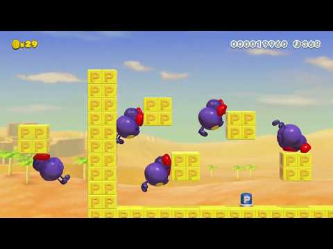 Panic Ants P-Switch Dance by Mop it up - Super Mario Maker 2 - No Commentary 1ca