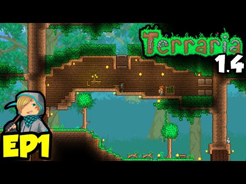 Let's Play Terraria Episode 1 (New 1.4 Update)