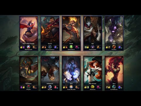 Graves vs Fiddlesticks Full Gameplay Season11