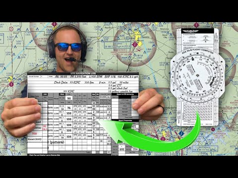 X/C Navigation Log Explained (WITH Calculations) PPL Lesson 46