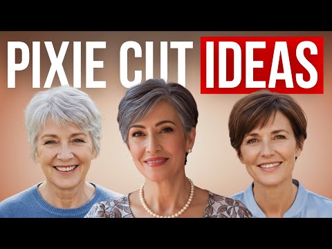 Choppy Pixie Cut Over 50
