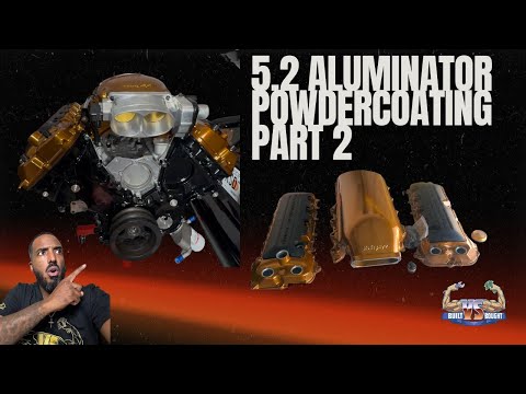 This TRANSFORMS the 5.2 Aluminator! Gold Holley Intake + Valve Covers Installed (Part 2)