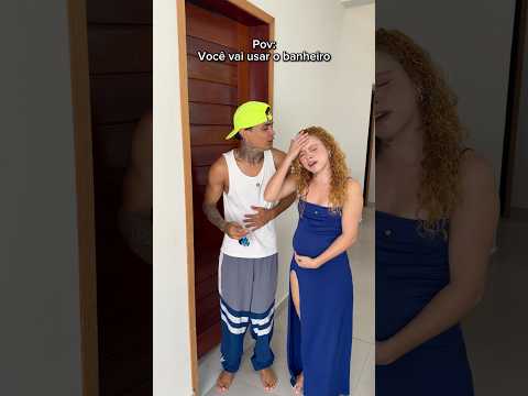 Quando você demora usando o banheiro😂