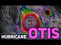 The Track of Hurricane Otis (2023)