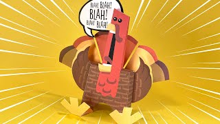 DIY Thanksgiving Fun: Create Your Own Silly Paper Turkey!