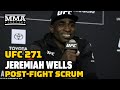 Jeremiah Wells Reacts To 'Embarassing' Trip: 'There's Memes Already? Sheesh' | UFC 271