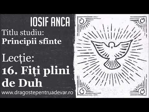 Iosif Anca - Fiți plini de Duh (Principii sfinte 16/20)