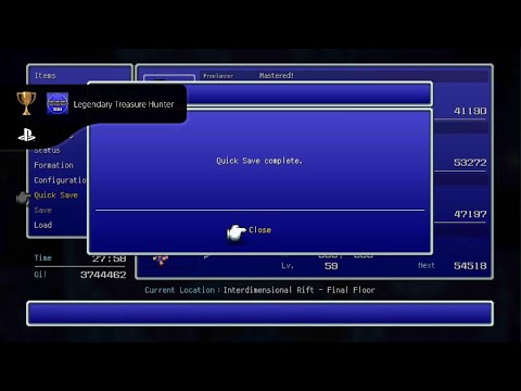 Final Fantasy V: Pixel Remaster ~ Legendary Treasure Hunter Trophy