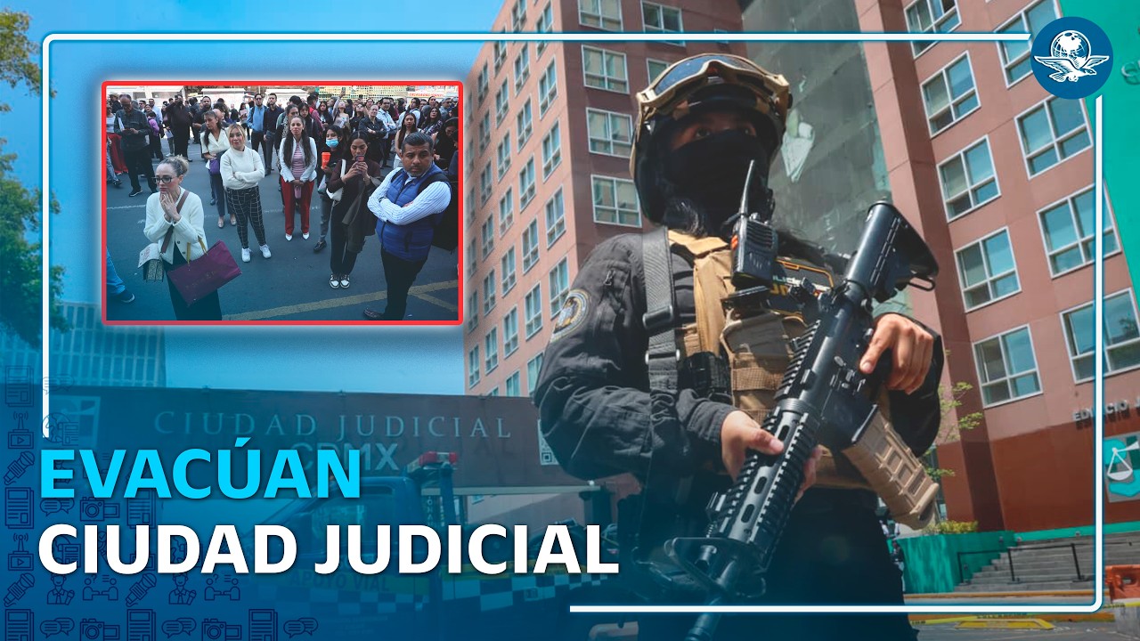 Amenaza de bomba paraliza Ciudad Judicial , el la colonia doctores