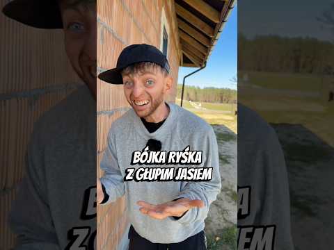 Bójka Ryśka z głupim Jasiem 😄 #budowa #comedy #humor