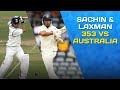When Sachin Tendulkar & VVS Laxman scored 353 Vs Australia | Sachin's 241* | Sydney | SCG
