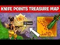 Search Where The KNIFE POINTS On The TREASURE MAP LOADING SCREEN LOCATION Week 6 Challenge Fortnite