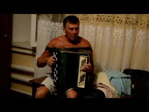 Что он вытворяет на баяне...Встреча Ветеранов-Моряков-Пограничников 16 ОБСКР. 2014.08.14.