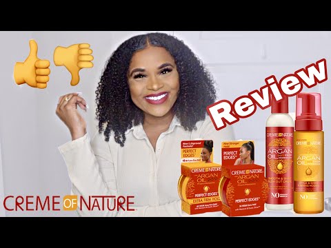I tried the CREME OF NATURE with Argan oil from...