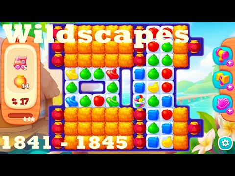 Wildscapes Level 1841 - 1845 HD Walkthrough | 3 - match game | gameplay | android | ios | pc | app