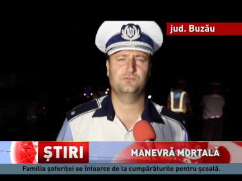 Accident mortal pe o șosea din județul Buzău