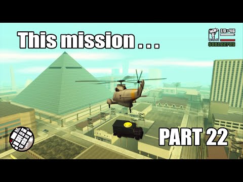 Up, Up and Away - GTA San Andreas Story Walkthrough #22 (PS2 Mod) Cop Wheels