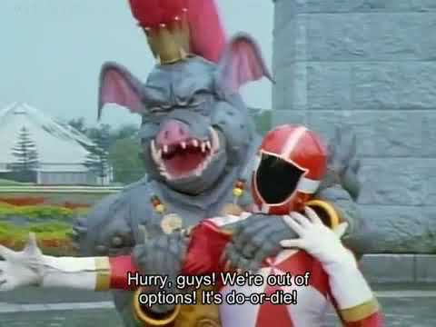 2/2 Kyuukyuu Sentai GoGoFive The Beauty is a Psyma Beast ( monster bodyswap )