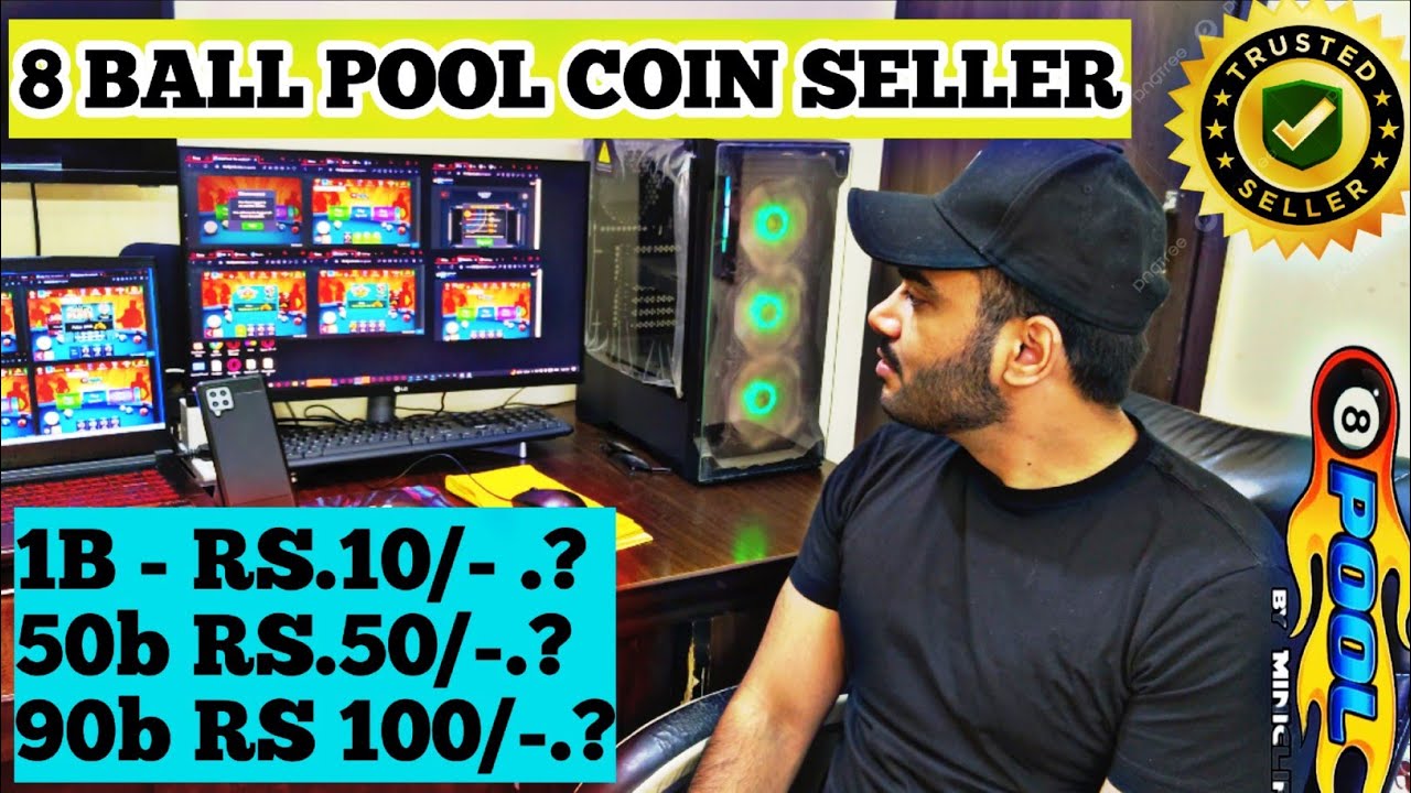 8 Ball Pool Coins Seller | Coins Seller 8 Ball Pool India | Cheapest & Trusted in India | Buy Coins