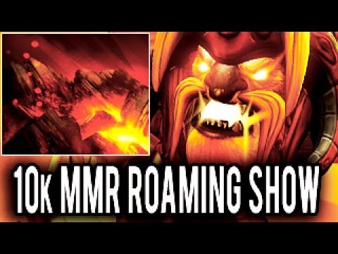MidOne 10k MMR Earthshaker NonStop Roaming Show Dota 2