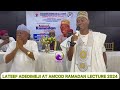 LATEEF ADEDIMEJI DELIVERS LECTURE AT MOVIE MARKETERS’ RAMADAN LECTURE 2024