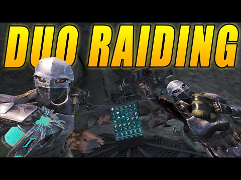 DUO Raiding ALL Hidden Bases For PROFIT DAY 1| Ark Unofficial PVP |