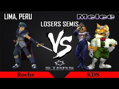STARS - KLG Roche (Marth) vs KYR | KDS (Sheik, Fox) SSBM Losers Semis