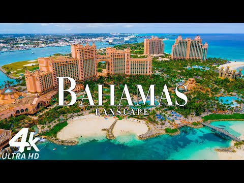 FLYING OVER BAHAMAS (4K UHD) I Relaxing Music Along With Beautiful Nature Videos | 4K VIDEO ULTRA HD