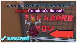 How To Beat Escape Grandma S House Fortnite