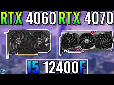 i5 12400F | RTX 4060 vs RTX 4070 - Tested in 2024