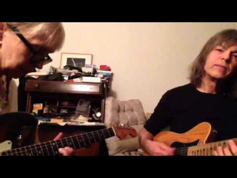 Leni Stern and Mike Stern : practicing guitar at home