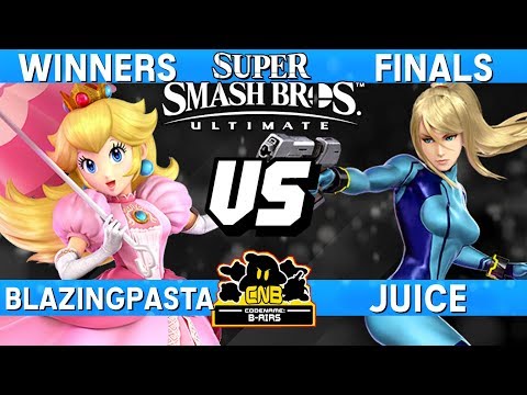 Smash Ultimate Tournament Winners Finals - BlazingPasta (Peach) vs Juice (ZSS) - CNB 182