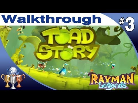 Rayman Legends Walkthrough - ALL Toad Story levels [Part 1/2] [PS4 / Xbox One]