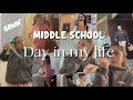 MIDDLE SCHOOL DAY IN MY LIFE Grwm Emma Georgia