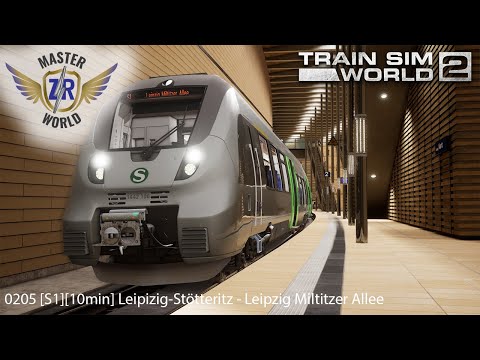 0205 [S1][10min] Leipizig-Stötteritz - Leipzig Miltitzer Allee - Rapid Transit - BR 1442 - TSW2