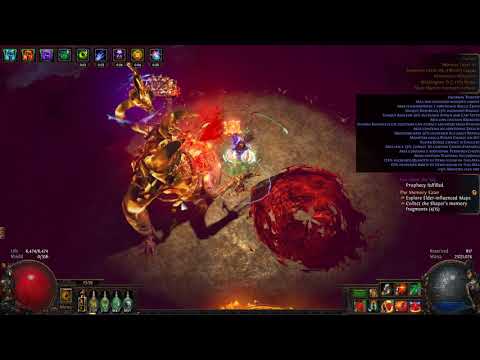 Path of Exile 3.3 - T15 Map Carcass Clear (Incursion HC Flashback)