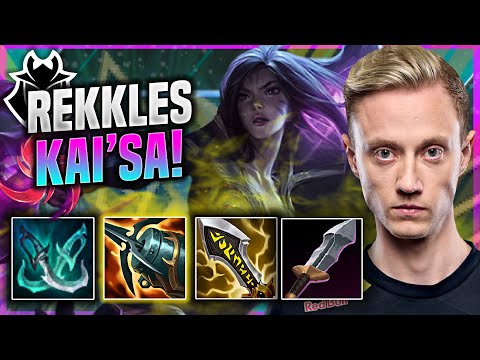 REKKLES IS A GOD WITH KAI'SA! - G2 Rekkles Plays Kai'sa ADC vs Kalista! | Season 11