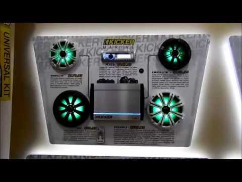 Kicker LED Lit Marine Speakers