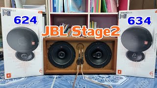 Car Audio : รีวิวลำโพง Speaker comparison JBL Stage2 624 vs JBL Stage2 634