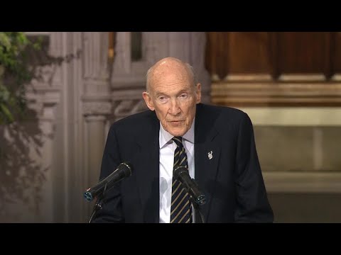 Alan K. Simpson delivers eulogy at George H.W. Bush's funeral