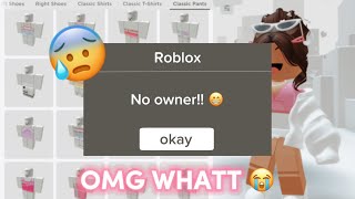 If ROBLOX has no owner.. 🫢😰😭