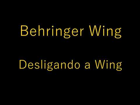 Behringer Wing 13 Desligando a Wing