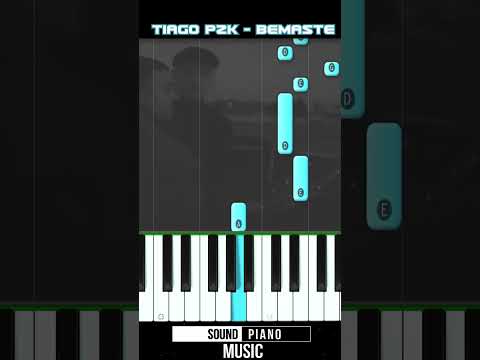 Como Tocar Tiago PZK -   Bemaste Piano Tutorial #shorts #pianotutorial