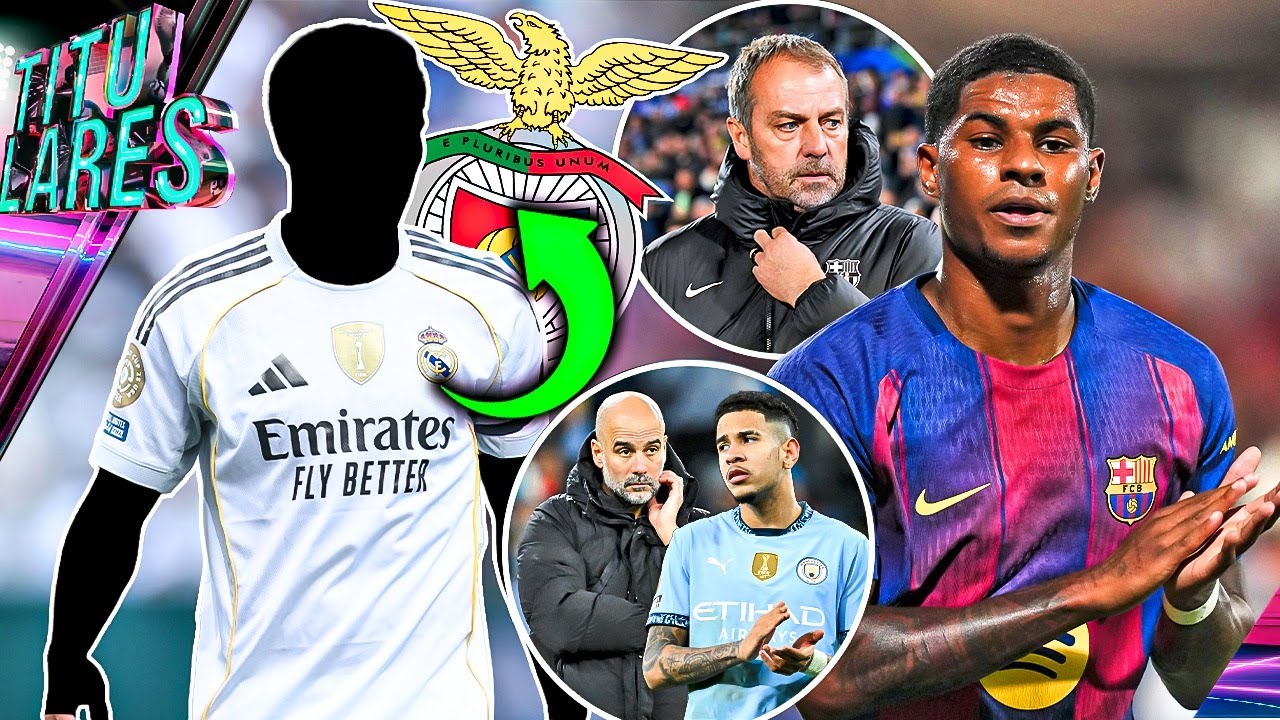 Esto tiene DESCONTENTO a Flick | BENFICA va por jugador del Madrid | Guardiola NO QUIERE soltarlo