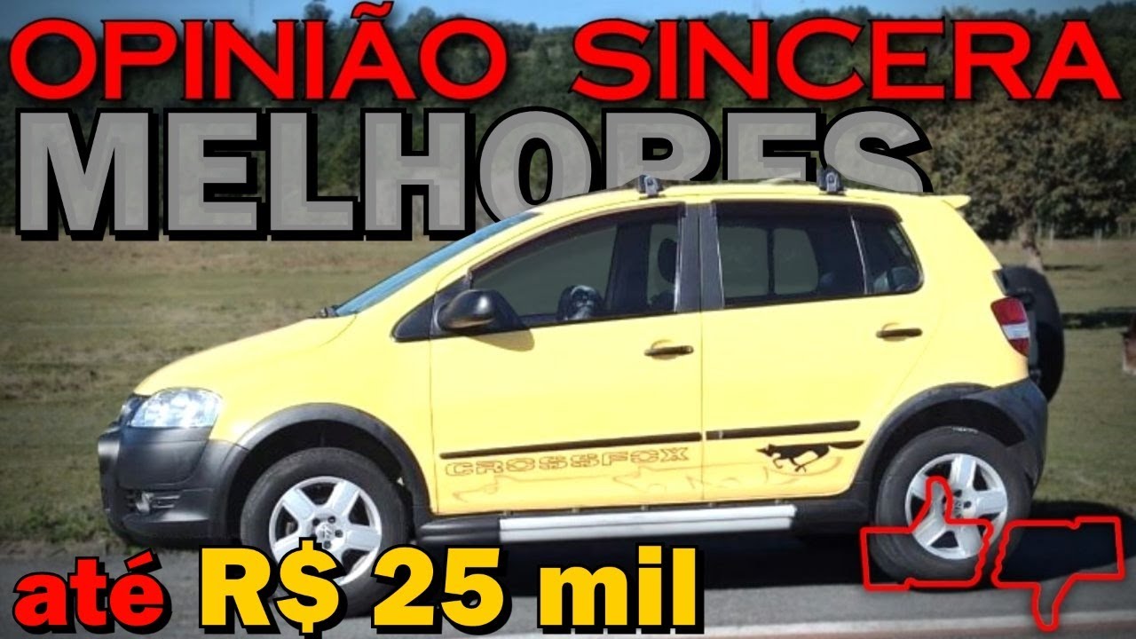 Melhores CARROS até R$ 25 mil em 2022! Bom, bonito e preço baixo! Automóveis que cabem no seu bolso