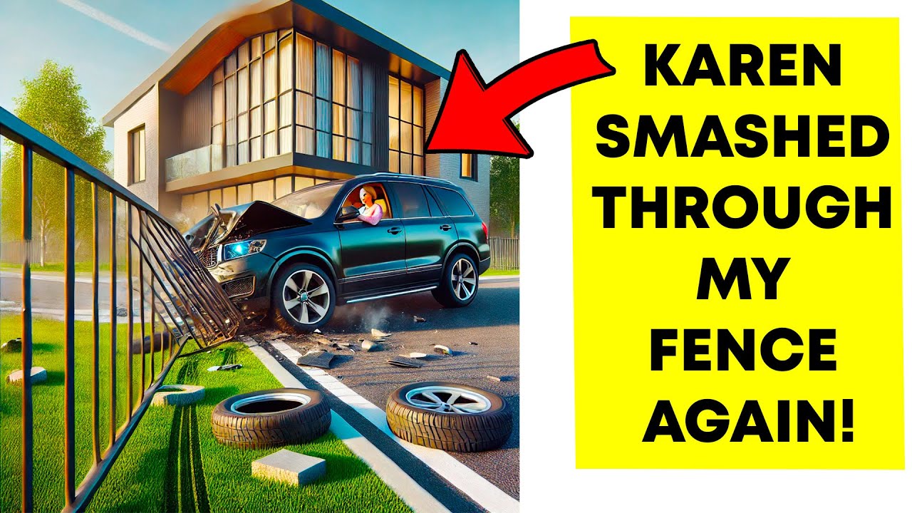 HOA Karen Drives Through My Fence, Parks on My Lawn, and Regrets It Instantly!