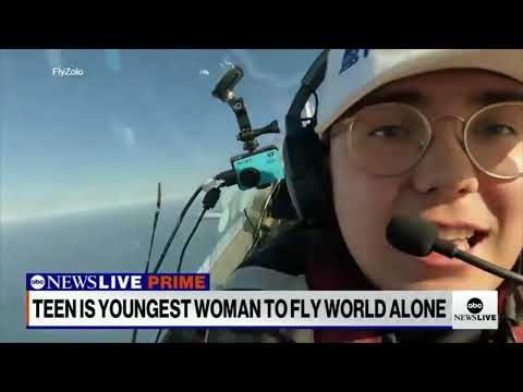CO anglais - Young woman flies solo around the world