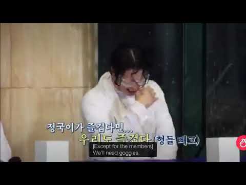 #BTS#jungkook Run BTS ep 132 jk realised the action was“touching the goggles”so he kept doing HELP😭