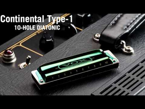 Vox Continental Type 1 Harmonica C - Do Majör Mızıka - Video